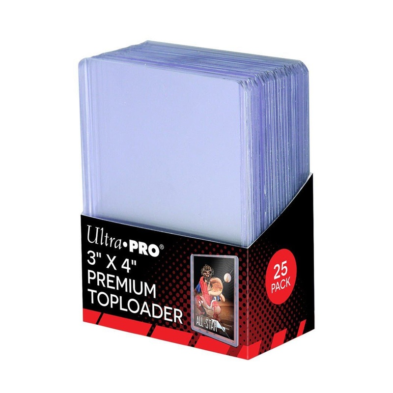 Ultra Pro Toploader Holder Premium (All Clear) Box (25 Pieces)