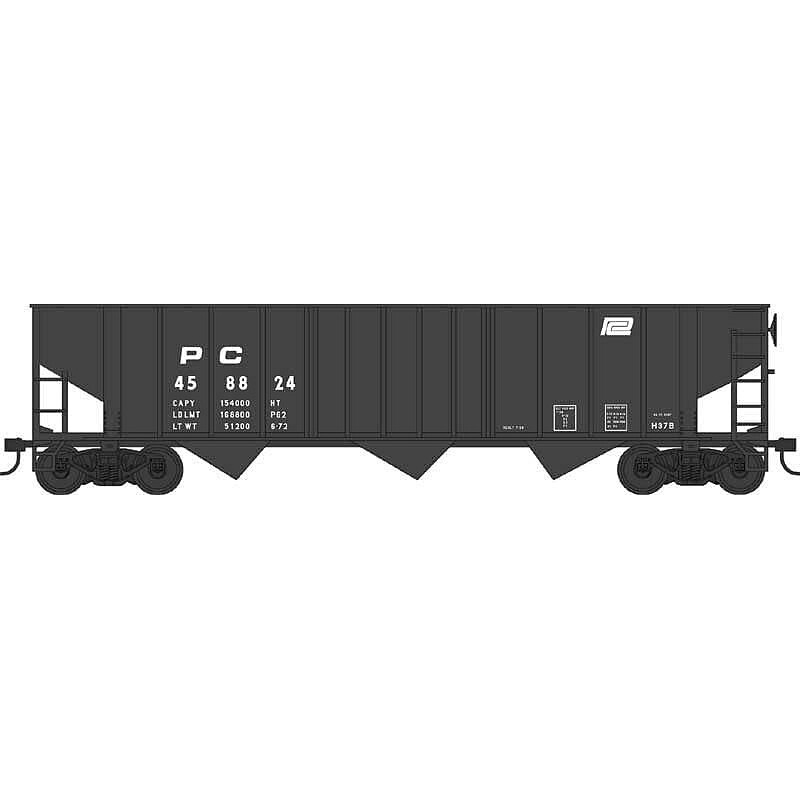 70-Ton 13-Panel 3-Bay Hopper Penn Central #459255
