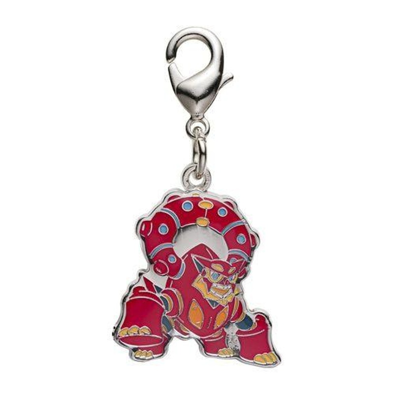 Pokemon Center Original Nationwide Pokedex Metal Charm – Volcanion (721)