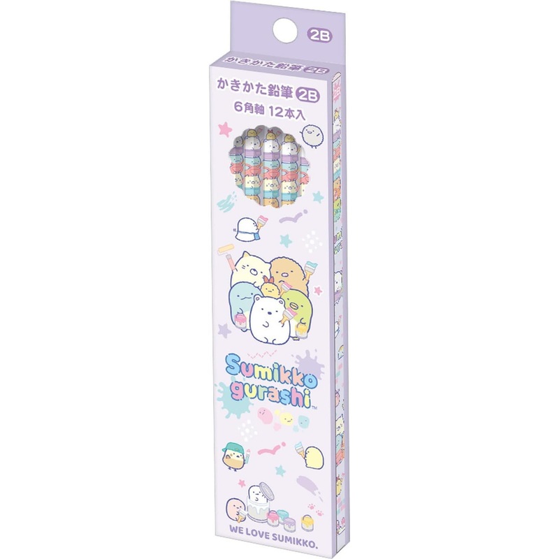 San-x Sumikko Gurashi 2B Pencil Set of 12 – Go! Go! School!