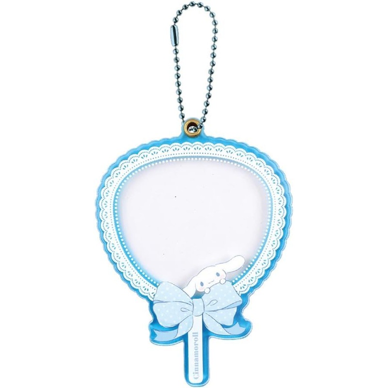 Sanrio Clear Fan Keychain Cinnamoroll