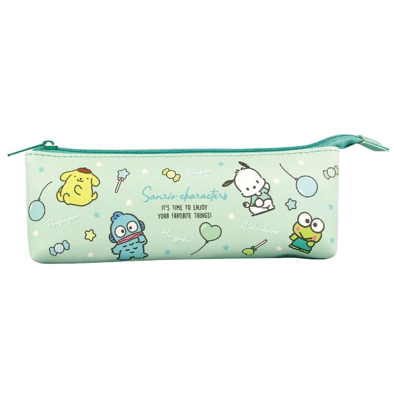 T’s Factory Sanrio Slim Boat-Shaped Pouch Pencil Case Green