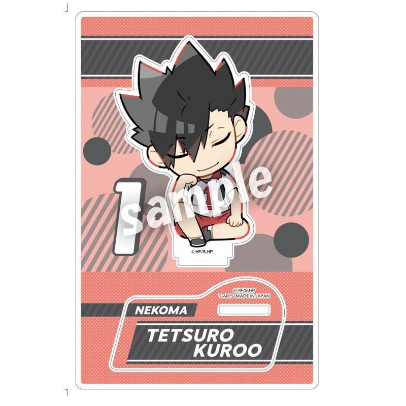 Takara Tomy A.R.T.S Kata-Zun Acrylic Display Stand Haikyuu!! Tetsuro Kuroo Second Uniform ver.