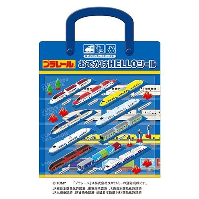 Takara Tomy Kamio Japan Plarail Stickers (Odekake Hello Stickers/Night City)