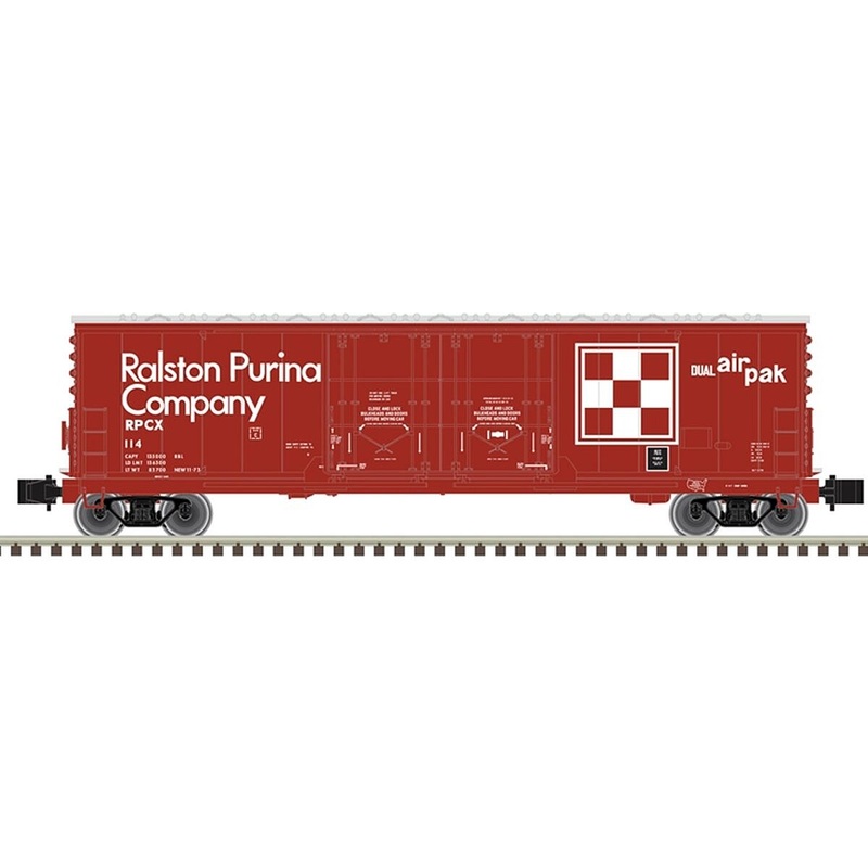 Z 53′ Boxcar Ralson Purina #132 Red/White