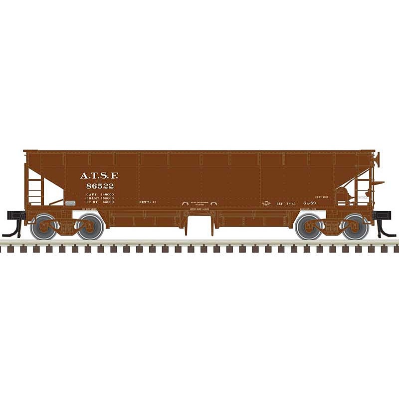 70-Ton Ballast Car Hopper ATSF #86522