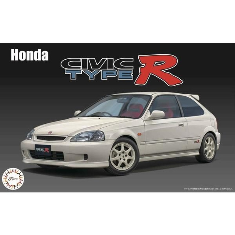 Fujimi Inch Up 1/24 Honda Civic Type R Late Model (EK9) Plastic Model