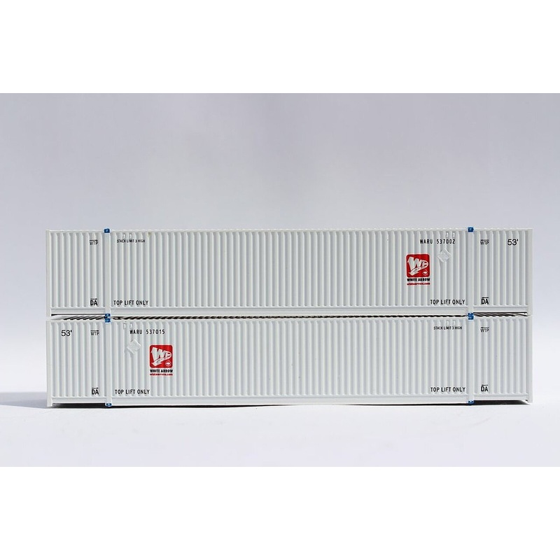 N 53′ High Cube CS Cont. White Arrow