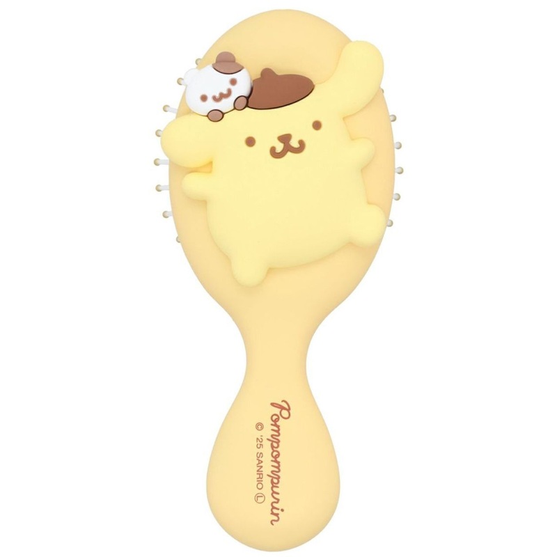 Shobido Sanrio Characters Mini Hairbrush Pompompurin