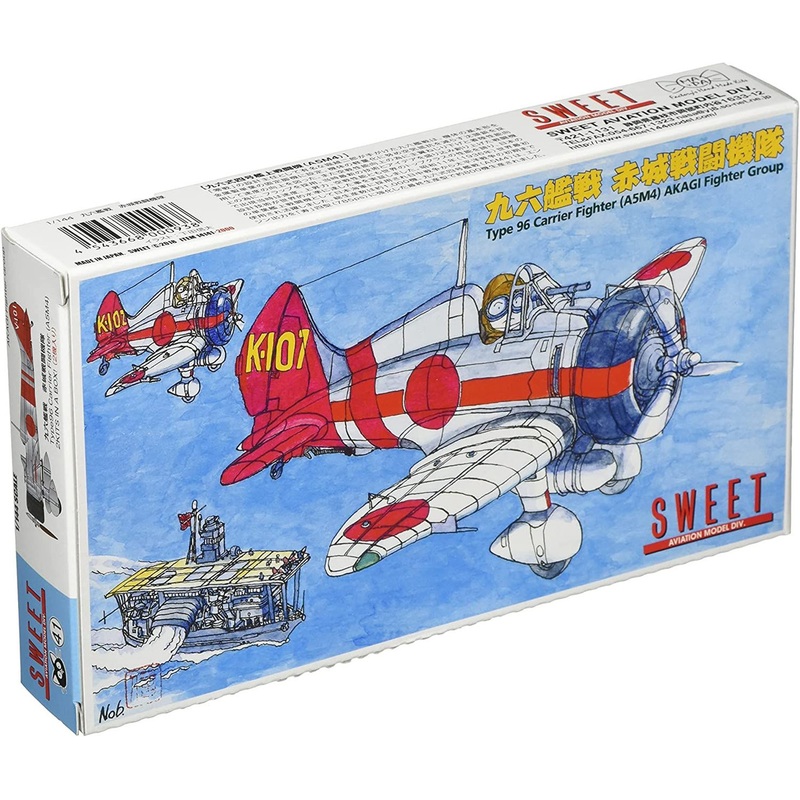 Sweet 1/144 Type 96 Akagi Fighter Squadron Plastic Model