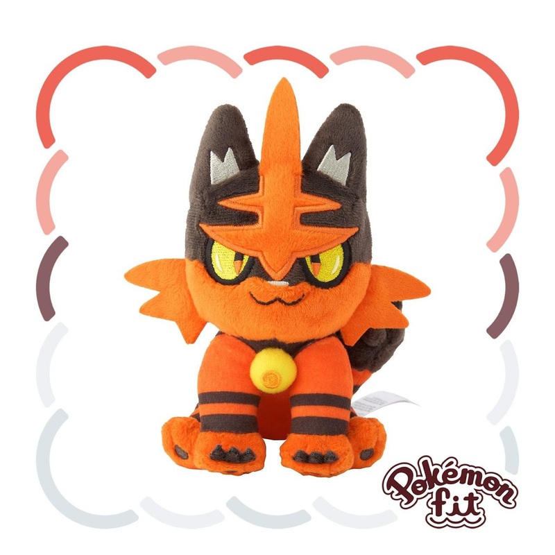 Pokemon Center Original 726 Plush Pokemon Fit Torracat