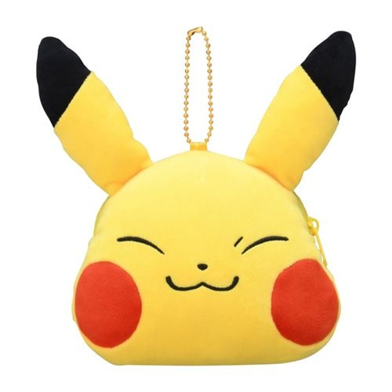 Pokemon Center Original Squishy Cheeks Fluffy Pouch – Pikachu (What’s your charm point?)