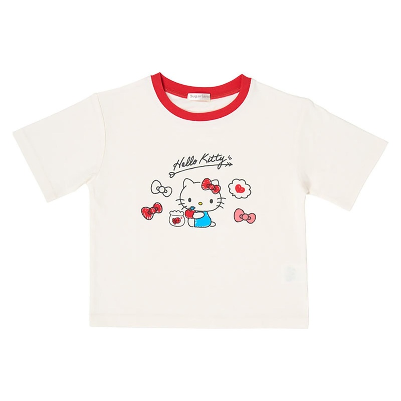 Sanrio Hello Kitty Kids Short Sleeve T-Shirt White