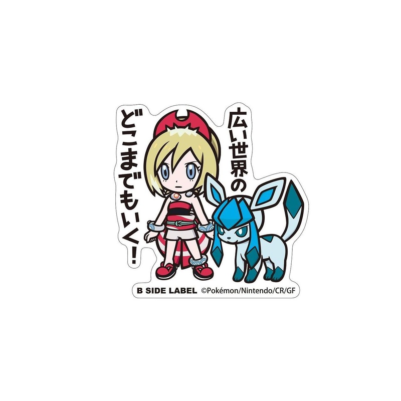 Pokemon Center Original B-Side Label Pokemon Sticker Kai & Glaceon