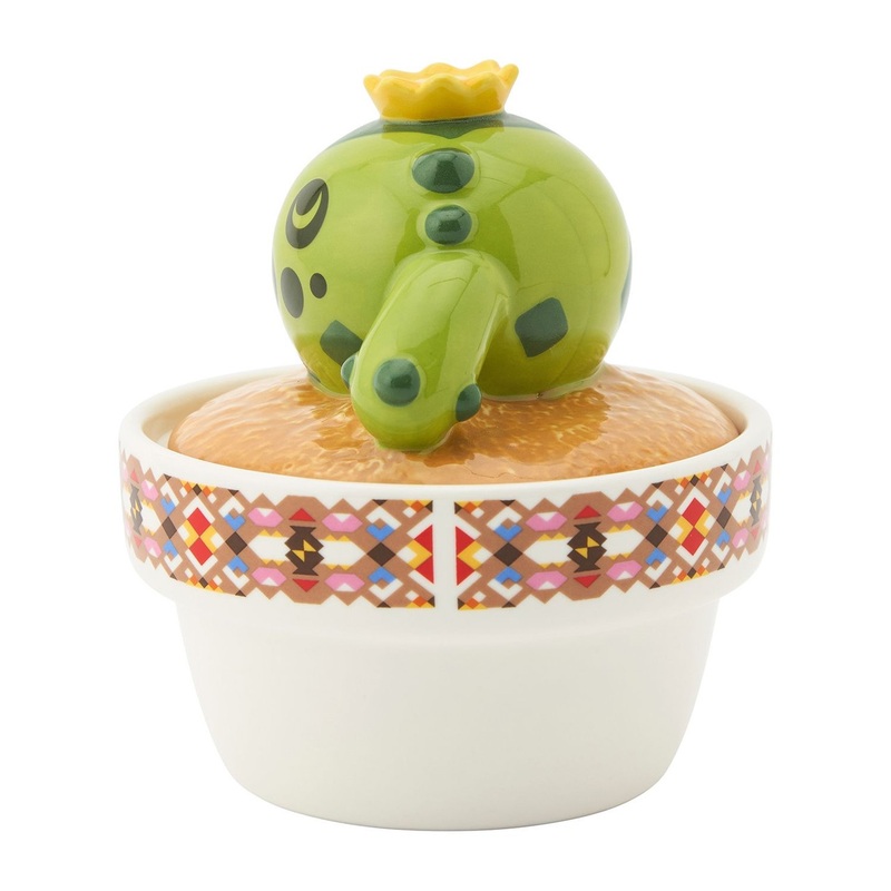 Pokemon Center Original Cacnea Cookie Jar Run Run! Desert