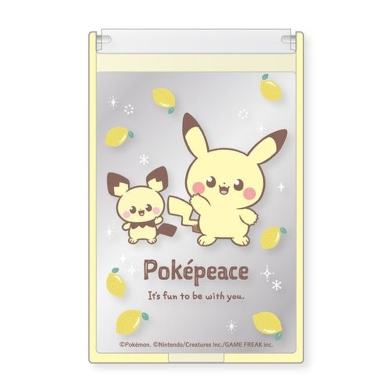 Pokemon Center Original PokePeace Small Folding Mirror – Pikachu & Pichu