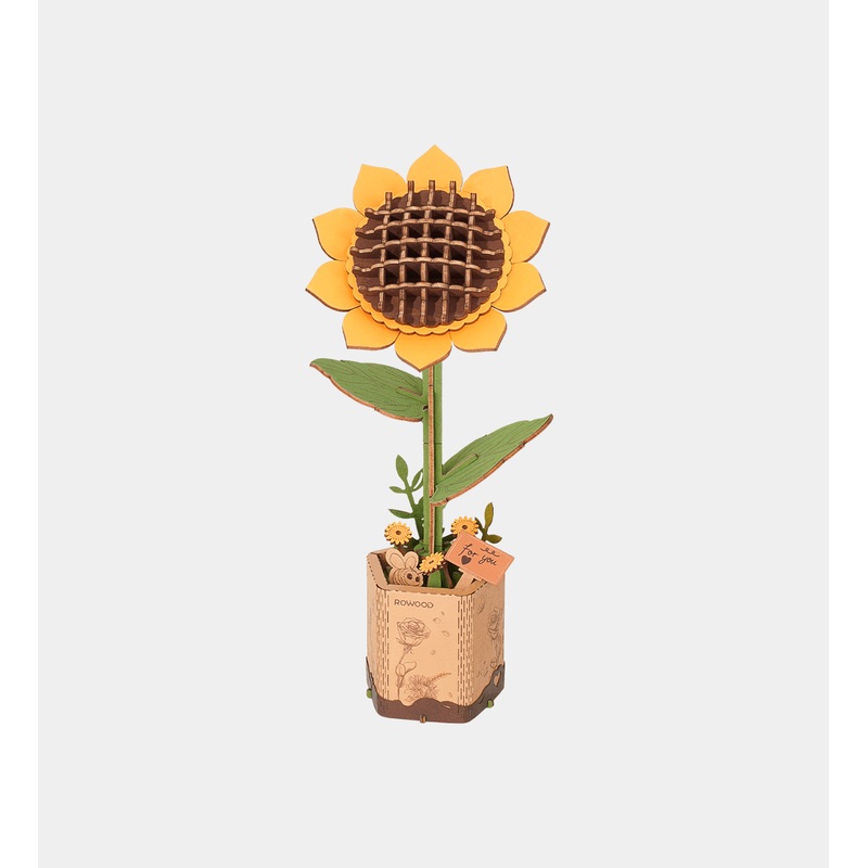 ROBOTIME DIY Miniature Kit Sunflower (86 Pieces)