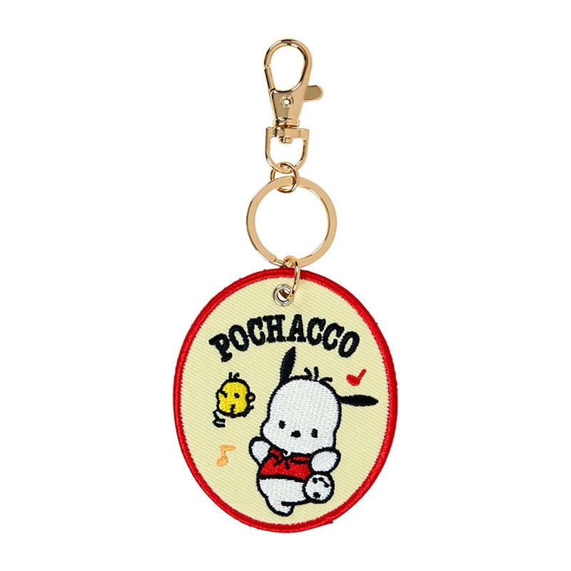 Sanrio Embroidered Patch Keychain (Character Award First Edition) Pochacco