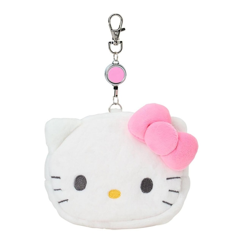 Sanrio Hello Kitty Face-Shaped Pass Case & Pouch