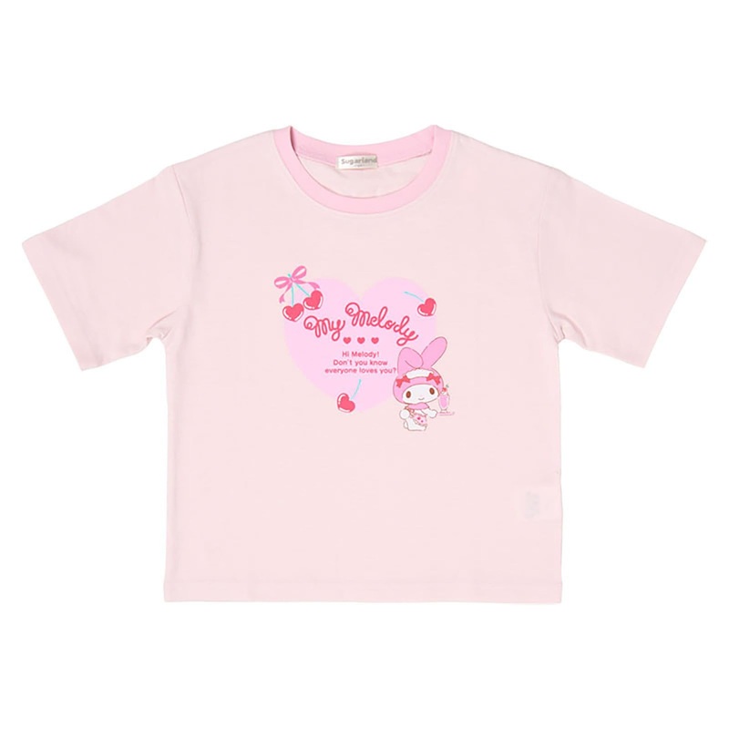 Sanrio My Melody Kids Short Sleeve T-Shirt 110cm