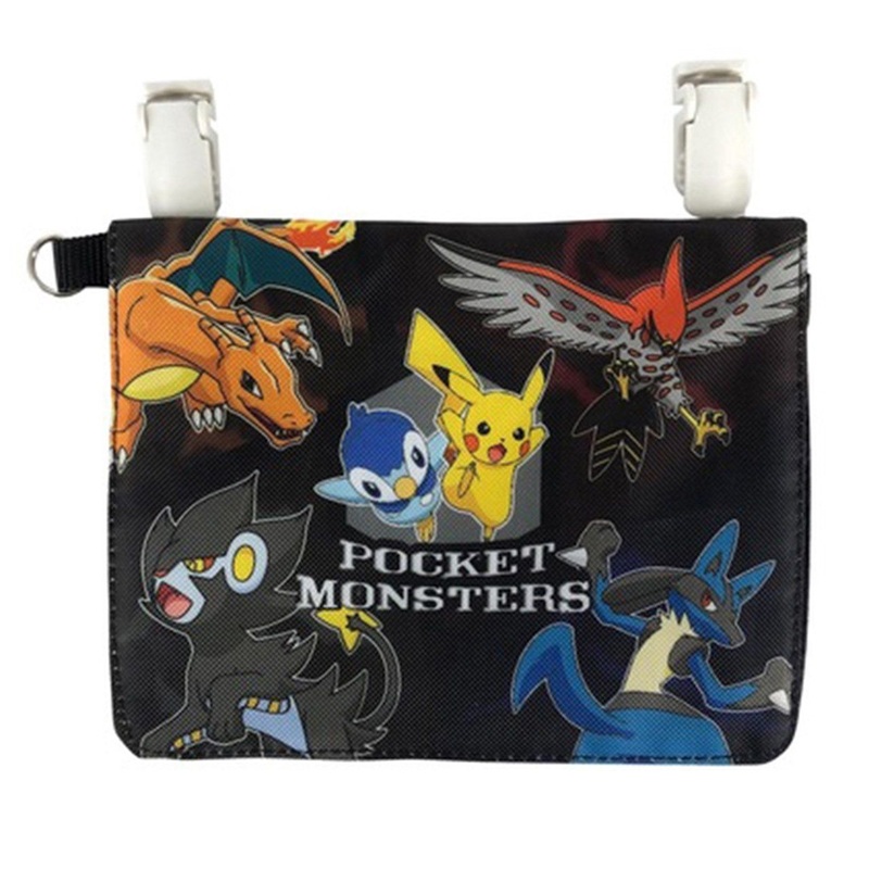 Sun Art Pokemon Center Mini Outing Wallet with Neck Strap Black
