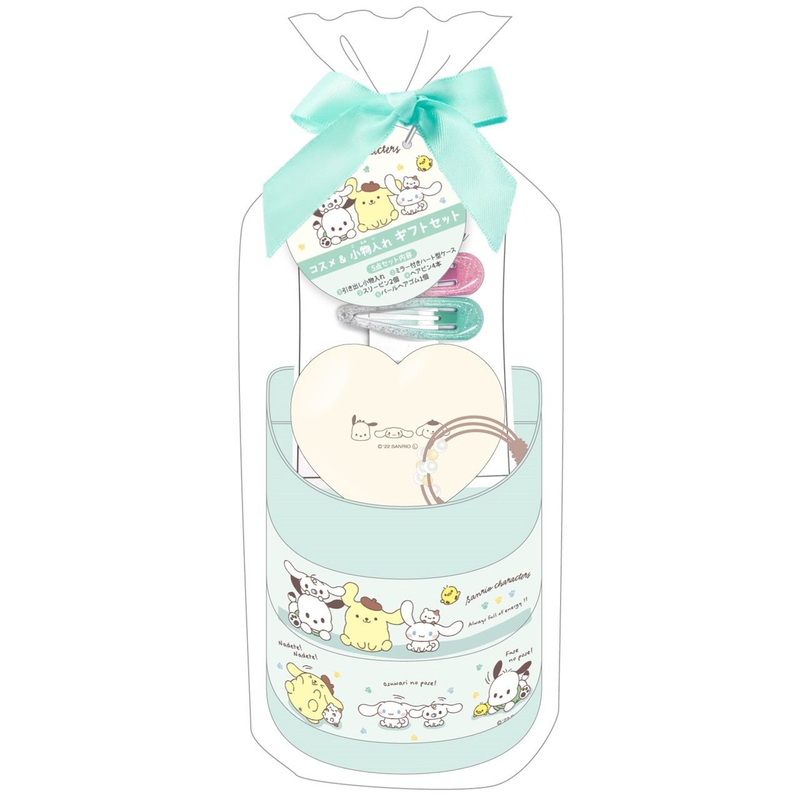 T’s Factory Sanrio Slide Accessory Container Set Green