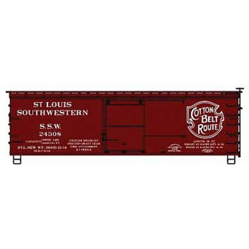 36′ Double Sheathed Wood Boxcar SSW CB