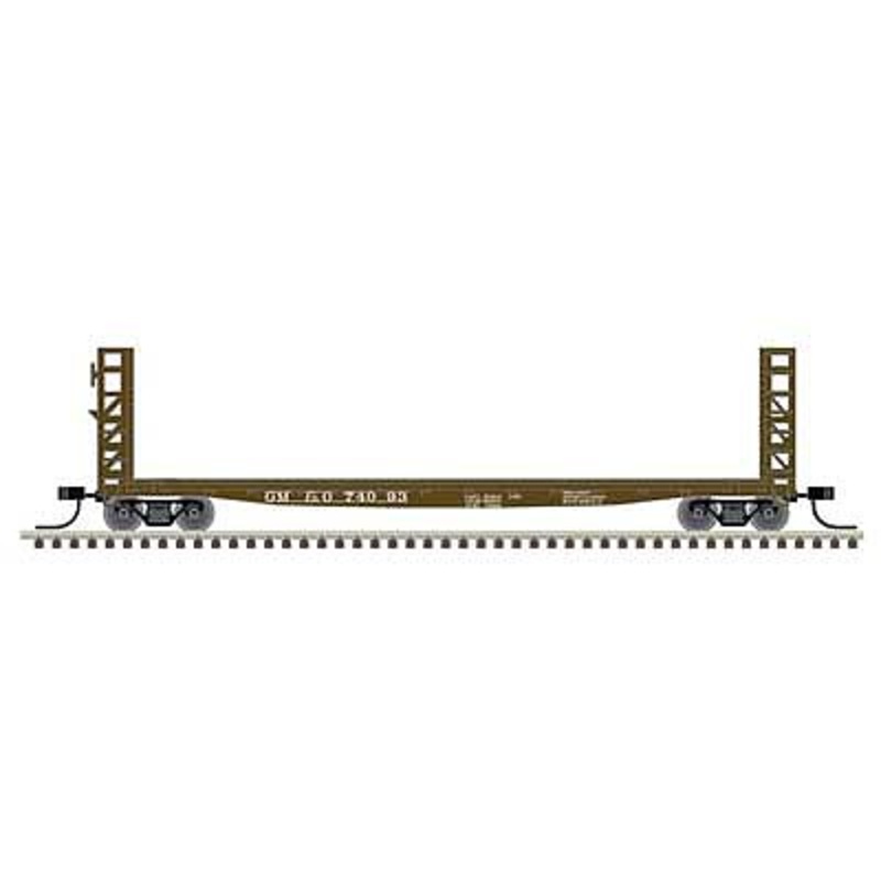 GSI 48′ Bulkhead Flatcar Gulf, Mobile & Ohio #74093
