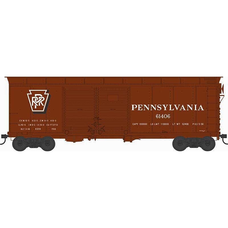 Ho X31 Rd Roof Boxcar PRR 61509