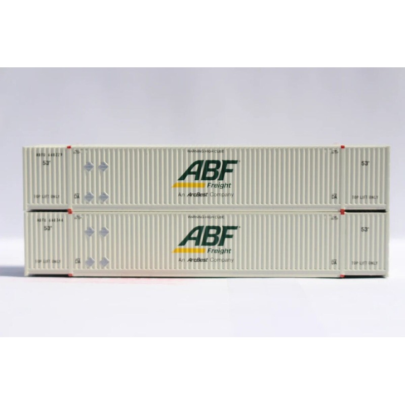 N ABF FREIGHT 53′ HIGH CUBE 8-55-8 Set #1 corrugated contain