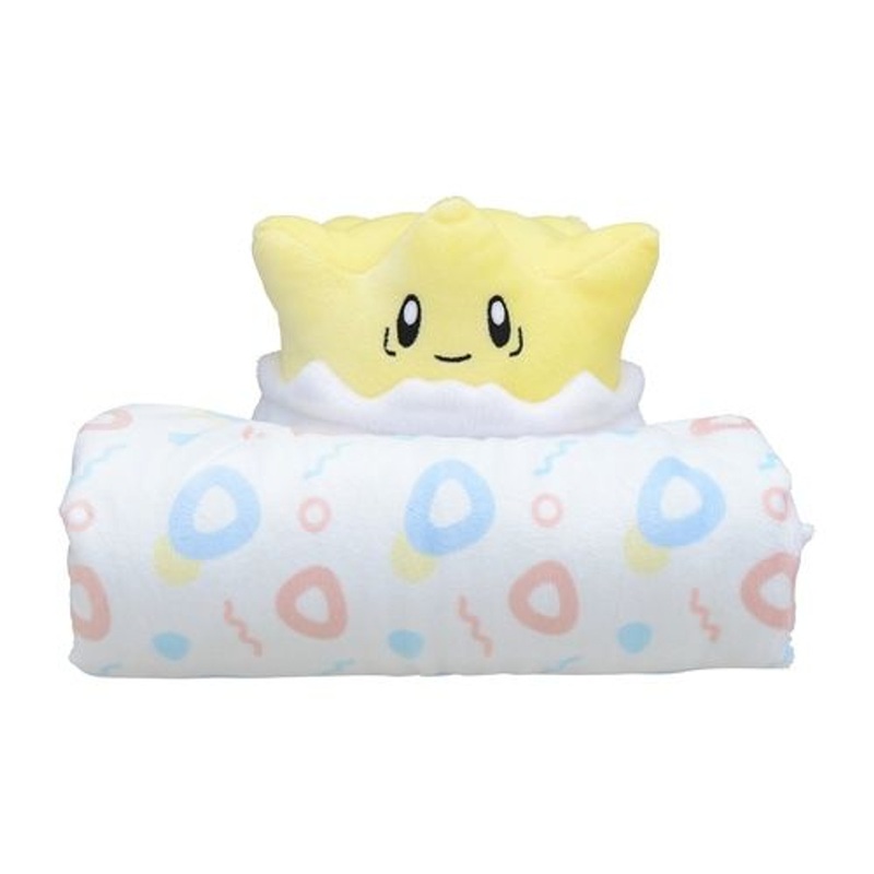 Pokemon Center Original Mini Blanket with Plush Mascot Togepi Everyday Happiness