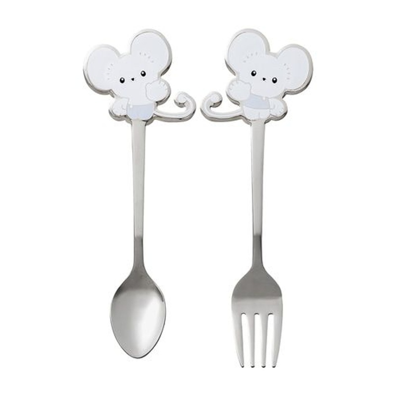 Pokemon Center Original Spoon & Fork Set Tandemaus (WAKKA de IKKA)