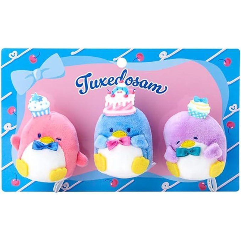 Sanrio Mascot Brooch Set Tuxedo Sam (Birthday)