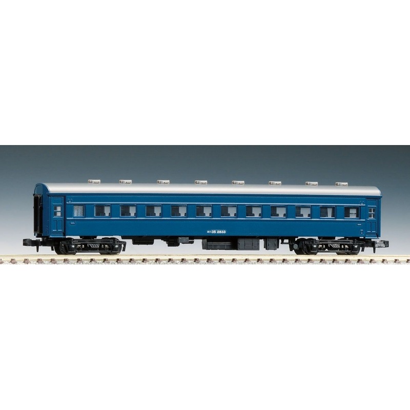 Tomix 2515 JNR Passenger Car Type OHA 35 (Postwar Type/Blue) (N scale)