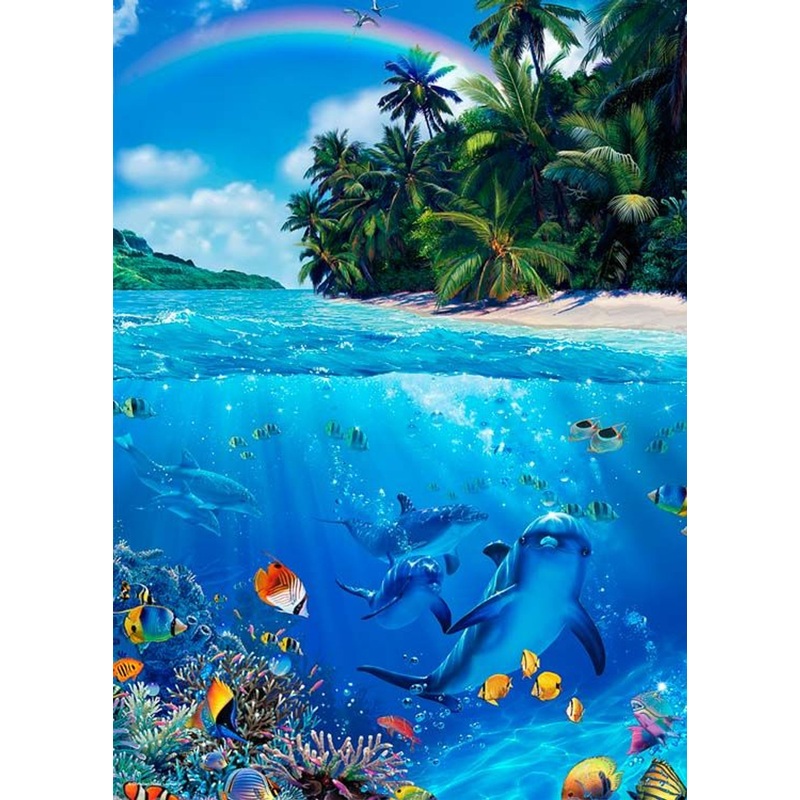 Yanoman 05-1079 Jigsaw Puzzle Lassen Another Blue World (500 Pieces)