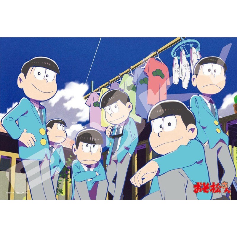 Ensky 108-L553 Jigsaw Puzzle Osomatsu-san, the six siblings of the Matsuno family. (108 Pieces)