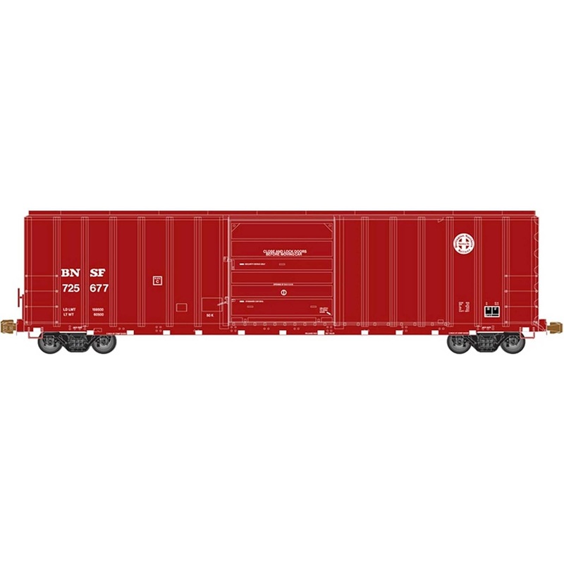 FMC 5077 SSD Boxcar BNSF #725684