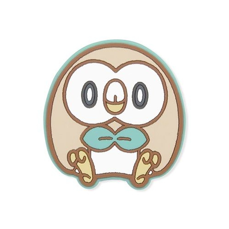 Pokemon Center Original Rubber Clip PokePeace Rowlet