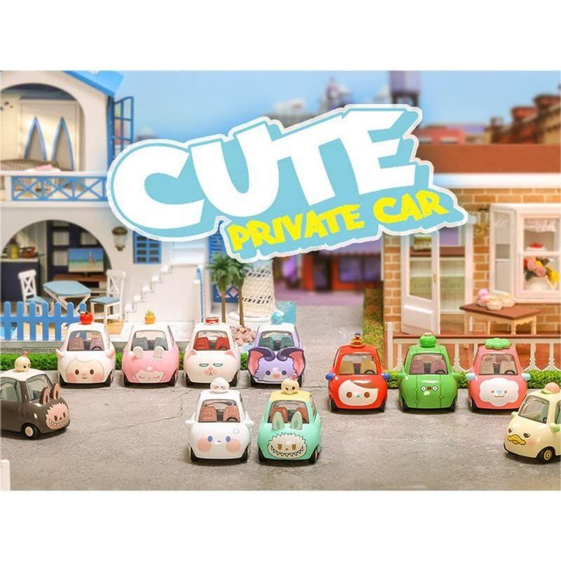 POP-MART POPCAR Cute Private Car Series Figure (10 BOX RANDOM)
