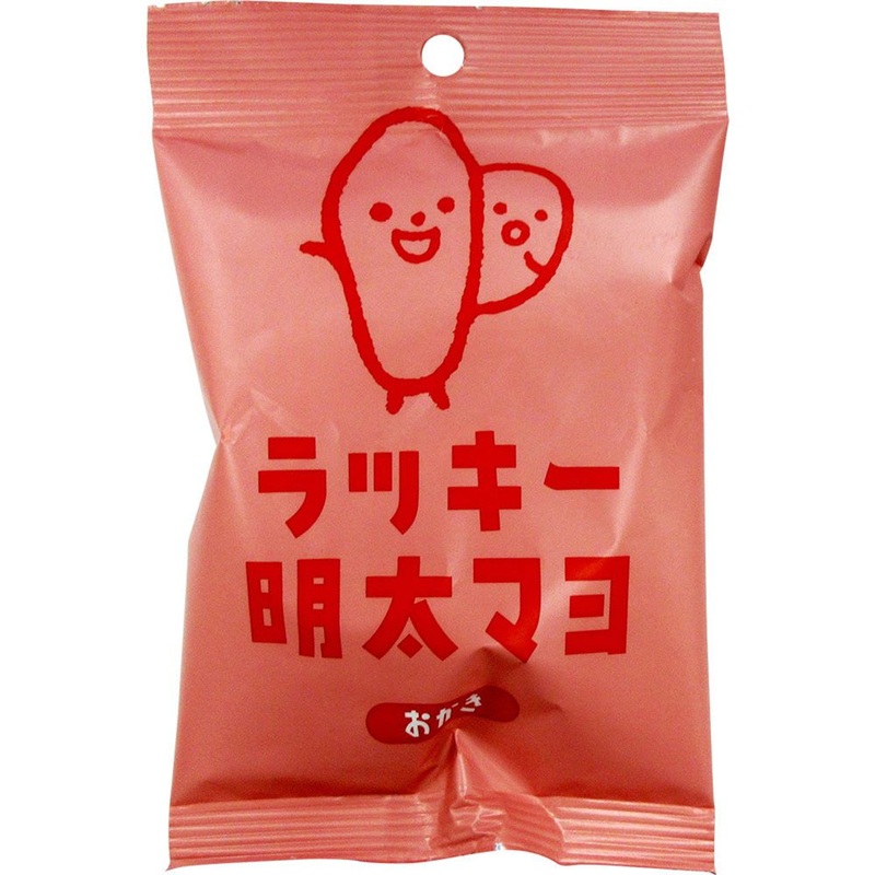 Sanshin Lucky Menta Mayo Rice Cake Snack 34G
