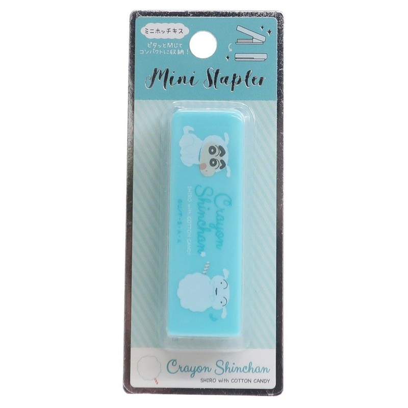 T’s Factory Crayon Shin-chan Mini Stapler – Shiro with Cotton Candy