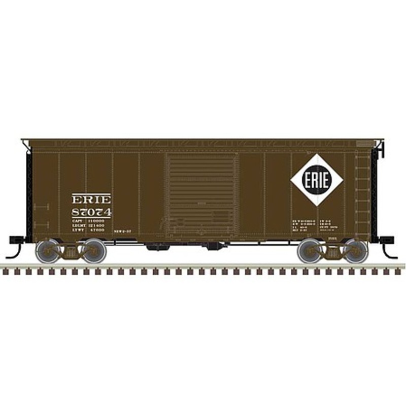 40′ Postwar Box Car Erie #87187