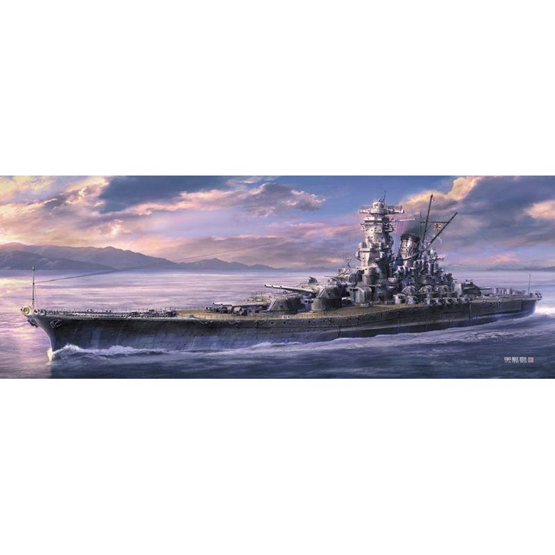 Hasegawa 1/450 IJN Battleship Yamato “1945 Operation Ten-Ichi-Go” w/American Aircraft Carrier Plastic Model