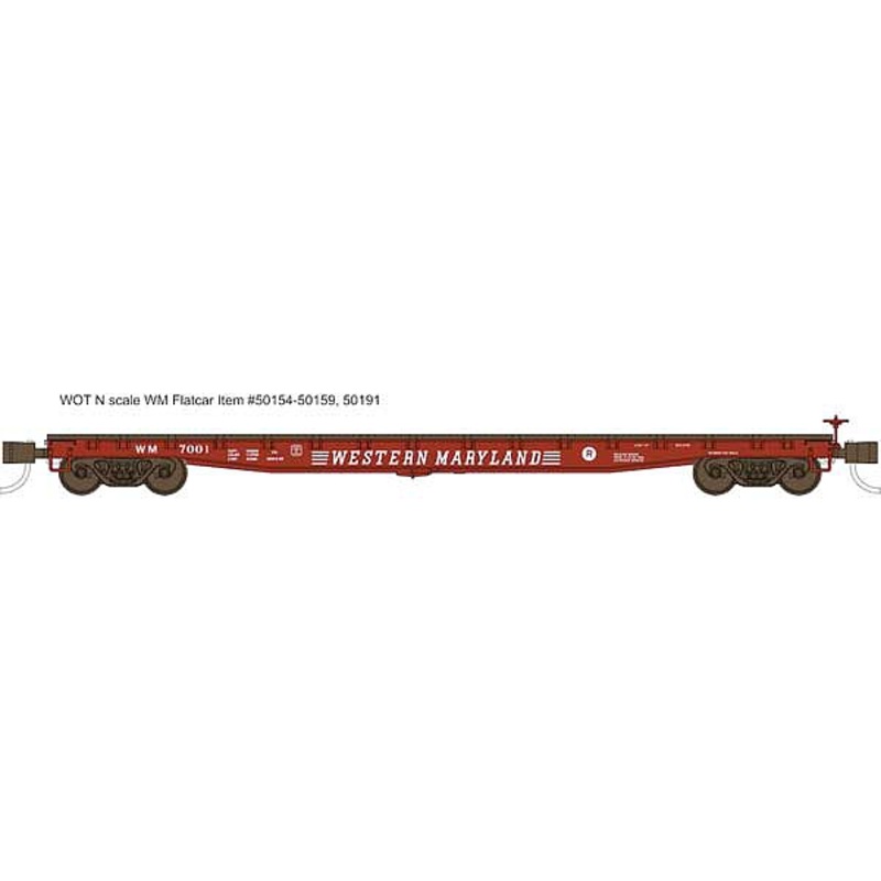N 53’6’GP Flatcar WM 7006