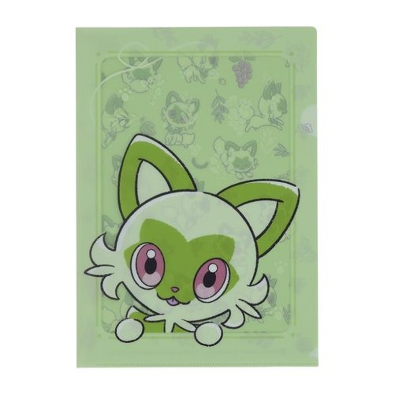 Pokemon Center Original A4 Clear File Holder Sprigatito
