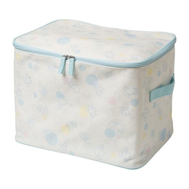 Pokemon Center Original Storage Case with Lid Bubbly Hour Blue Pokemon