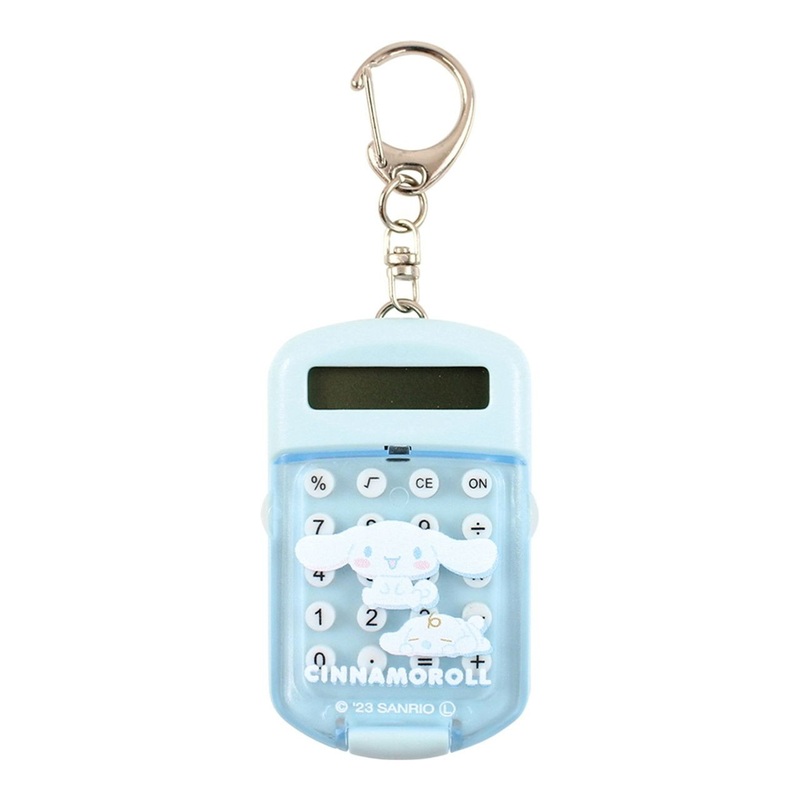 T’s Factory Sanrio Mini Clear Cover Calculator Keychain Cinnamoroll