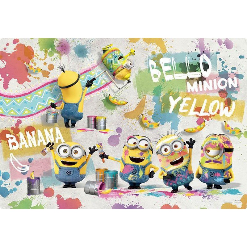 Yanoman 1060-61 Jigsaw Puzzle Minions Painting Hubbub (60 Pieces)