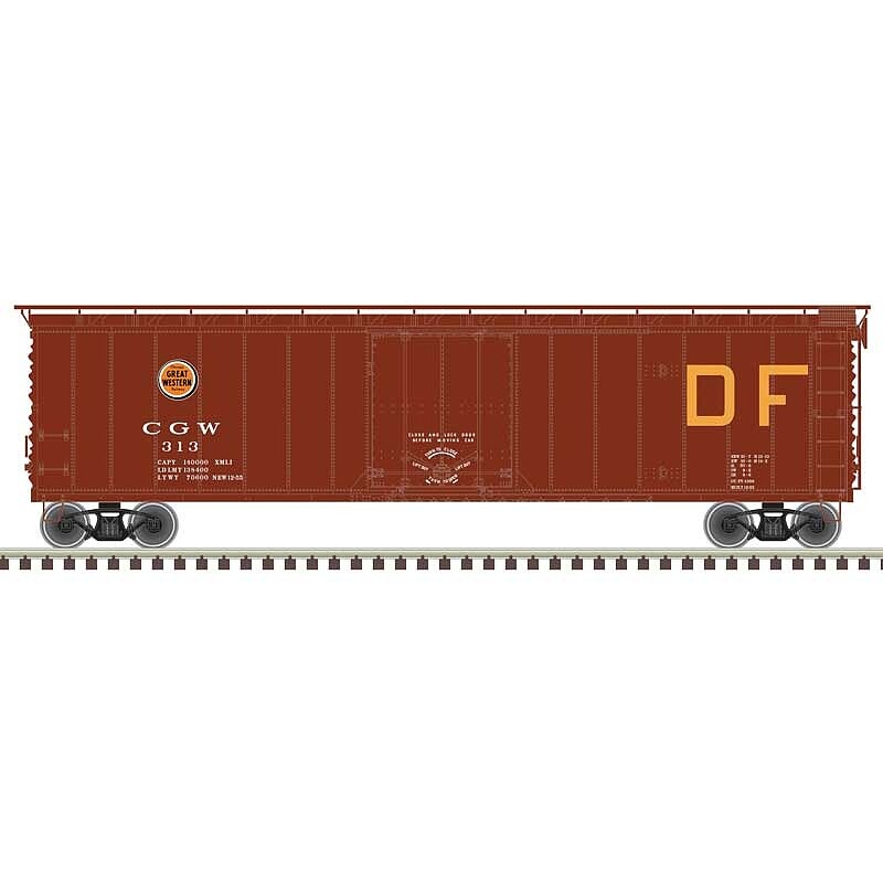 50′ Plug-Door Boxcar Chicago Great Western #327