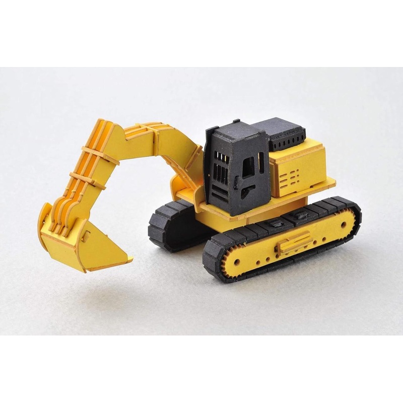 Aozora Cars Craft Papercraft Kit Mini Excavator
